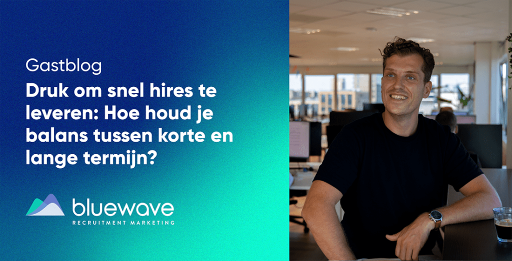 John Olsthoorn - Druk om snel hires te leveren: Hoe houd je balans tussen korte en lange termijn?