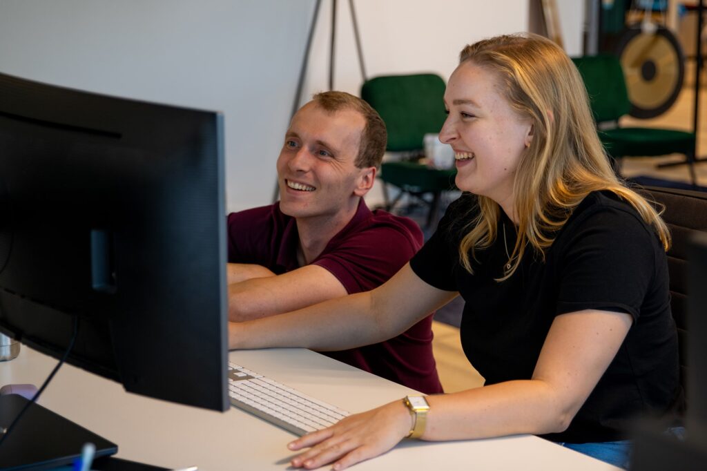 Bluewave Recruitment Marketing collega's aan het werk