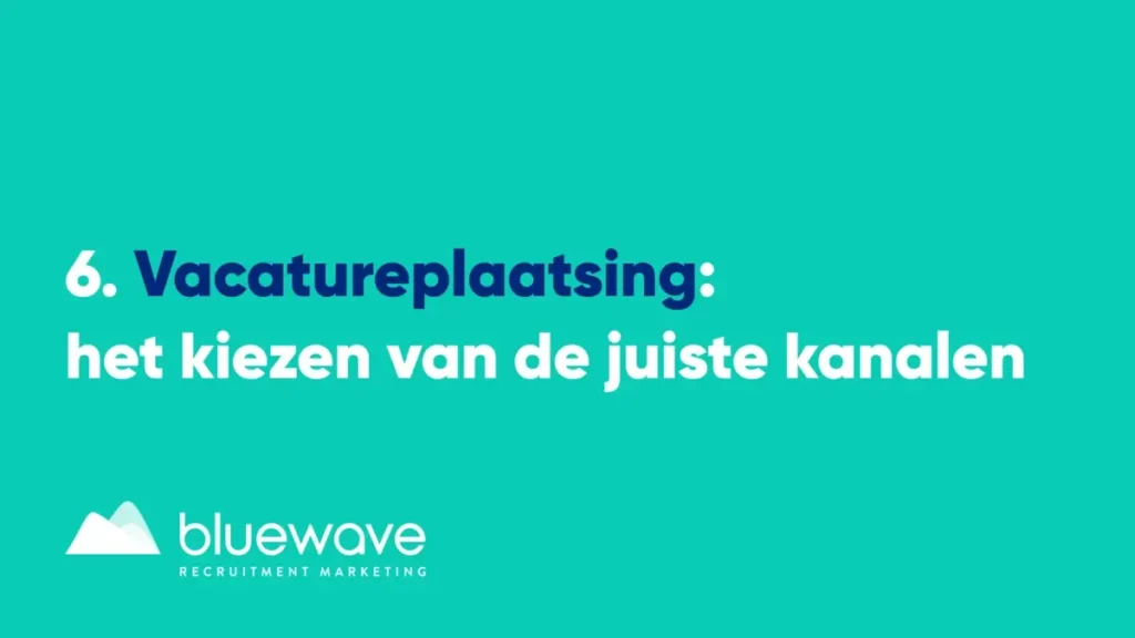 vacatureplaatsing het kiezen van de juiste kanalen